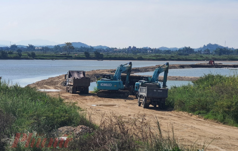 Quảng Ngãi dự tính nạo vét gần 35 triệu khối cát ở 4 con sông
