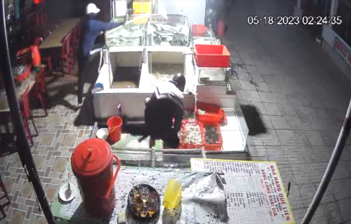 Trộm nhiều lần đột nhập các nhà hàng hải sản để "chôm" nghêu, sò dương, hàu...