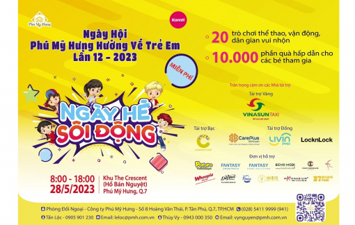 Ngày hội Phú Mỹ Hưng hướng về trẻ em lần 12 - 2023: Ngày hè sôi động