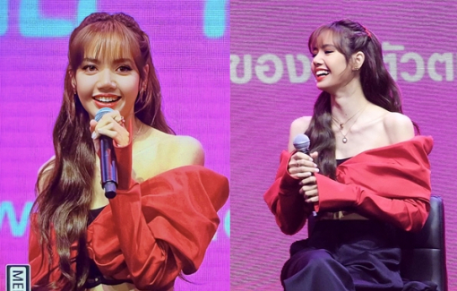 Lisa (BlackPink) khoe vai gợi cảm trong thiết kế của NTK Công Trí