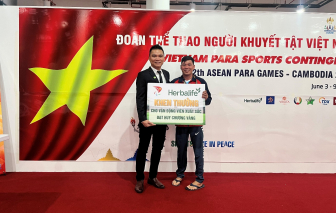 Herbalife thưởng nóng cho vận động viên đạt huy chương Vàng tại ASEAN Para Games 2023