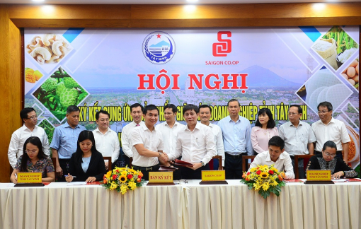 Saigon Co.op ký kết cung ứng sản phẩm của Tây Ninh