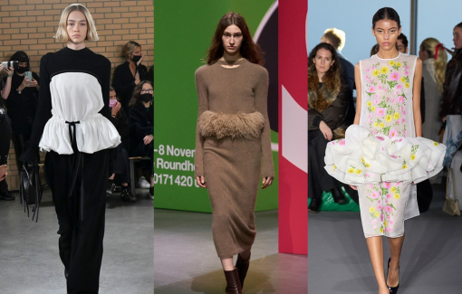 Xu hướng váy áo peplum tôn dáng trở lại