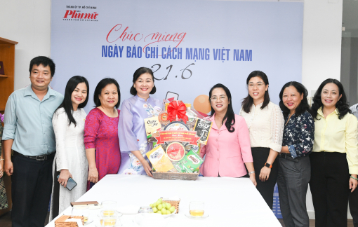 Lãnh đạo TPHCM thăm, chúc mừng Báo Phụ nữ TPHCM nhân ngày Báo chí cách mạng Việt Nam