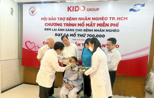 Tìm lại được ánh sáng cho 700.000 bệnh nhân nghèo