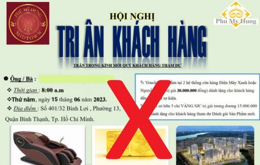 Cảnh báo tình trạng giả mạo thương hiệu Phú Mỹ Hưng