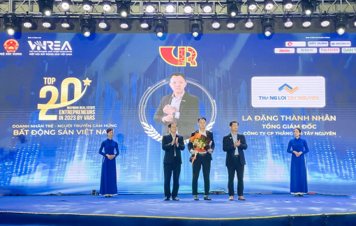 La Đặng Thành Nhân: Top 20 doanh nhân trẻ truyền cảm hứng bất động sản Việt Nam năm 2023