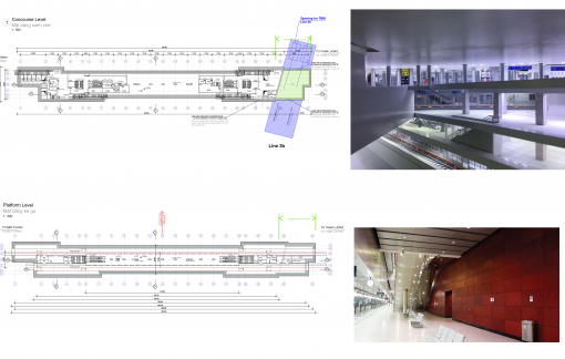 Phối cảnh đầu tiên của Metro số 2
