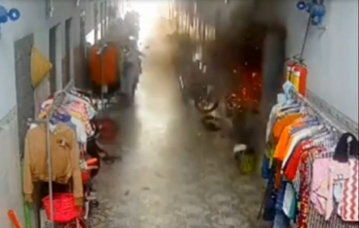 Phòng trọ ở Bình Dương rung chuyển sau tiếng nổ