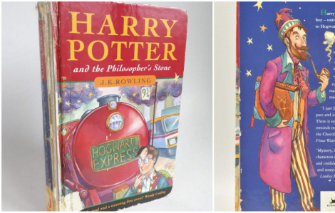 Ấn bản Harry Potter rách nát của một nhà sưu tập có giá 6.000 USD