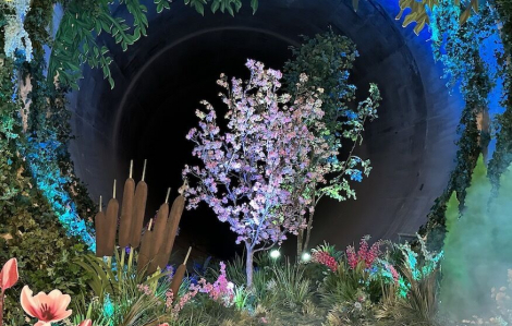 Vườn địa đàng Loo Gardens: Một tác phẩm nghệ thuật nằm sâu trong đường cống ngầm của London