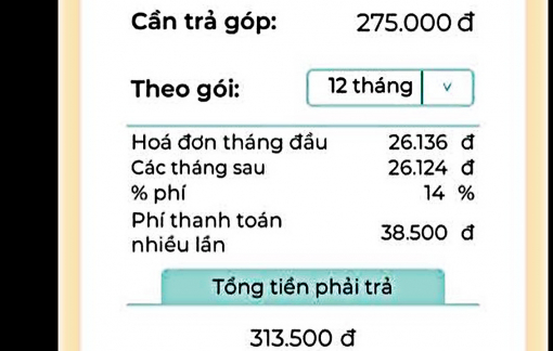 Không có tiền, vẫn mua được hàng