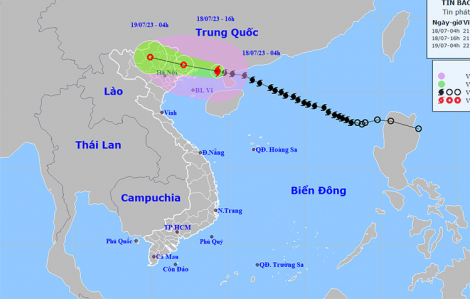 Bão số 1 tiến sát Móng Cái, nhiều nơi mưa rất to, nguy cơ lũ quét