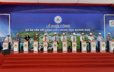 Quảng Nam: Khởi công dự án liên kết vùng hơn 750 tỉ đồng