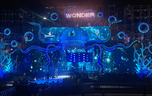 Hé lộ sân khấu tổng duyệt 8Wonder của Charlie Puth và dàn sao Việt trước giờ G