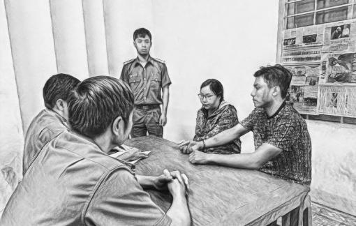 Bắt vợ chồng hờ lừa tiền của nhiều tiểu thương bằng thủ đoạn tinh vi