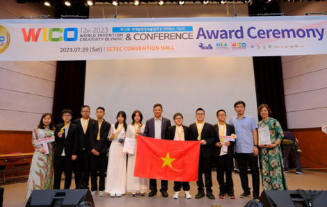 Học sinh Việt Nam đạt huy chương Vàng cuộc thi WICO