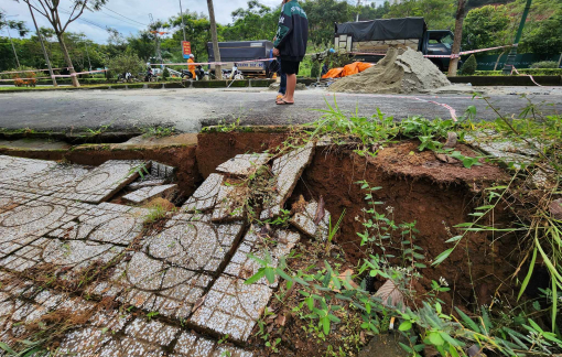 Đã xác định được nguyên nhân gây sụt lún, nứt trên đường Hồ Chí Minh