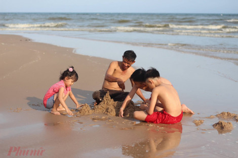 "Đãi cát tìm... chem chép" ở Thắng Hải