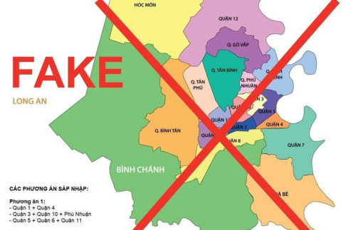 Thông tin sáp nhập quận, phường, xã tại TPHCM lan truyền trên mạng là không chính xác