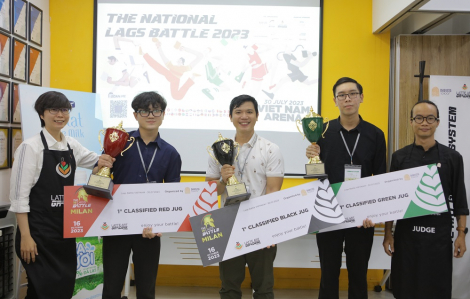 Vinh danh 3 nhà vô địch tại cuộc thi Latte Art quốc gia