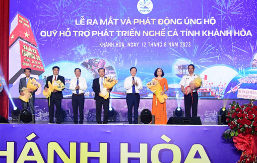 Quỹ hỗ trợ phát triển nghề cá Khánh Hòa được ủng hộ hơn 26 tỉ đồng