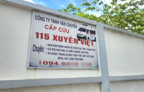 Vụ chuyển cấp cứu 16 triệu đồng: Công ty vận chuyển 115 xuyên Việt chưa làm đúng quy định