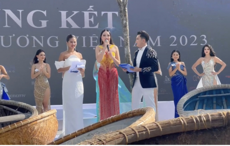Các thí sinh Hoa hậu Đại Dương Việt Nam run rẩy, liên tục vấp trong phần ứng xử