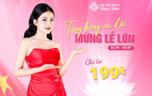 Thẩm mỹ Ngọc Phú dành nhiều ưu đãi làm đẹp cho chị em nhân dịp lễ