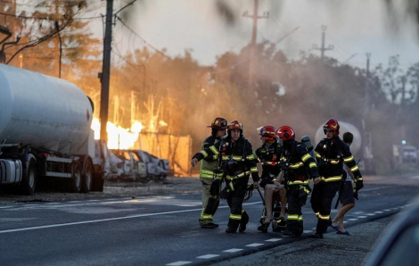 Gần 50 người thương vong sau các vụ nổ trạm xăng ở Romania