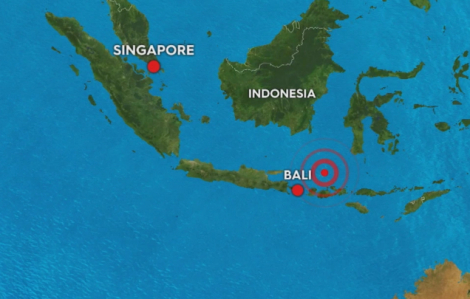 Động đất mạnh 7 độ Richter làm rung chuyển đảo Bali