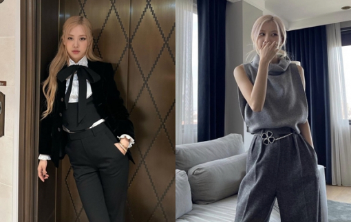 Phối quần ống suông đến công sở sành điệu như Rosé (Blackpink)