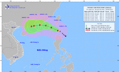 Bão Saola có gây thời tiết xấu trên đất liền dịp lễ 2/9?