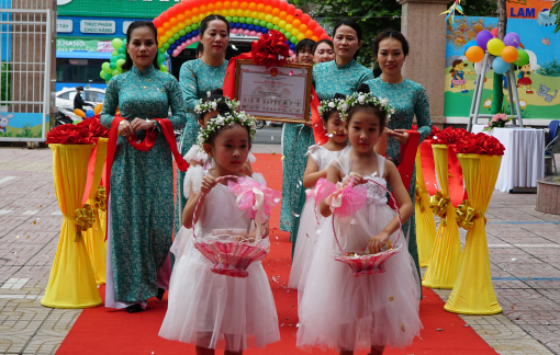 Trường mầm non đầu tiên ở quận Tân Bình đạt chuẩn Quốc gia cấp độ 2