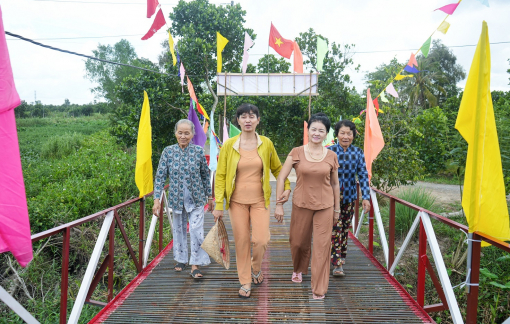 Tân Hiệp Phát khánh thành cầu dân sinh thứ 8 tại Tiền Giang đúng dịp chào mừng lễ Quốc khánh