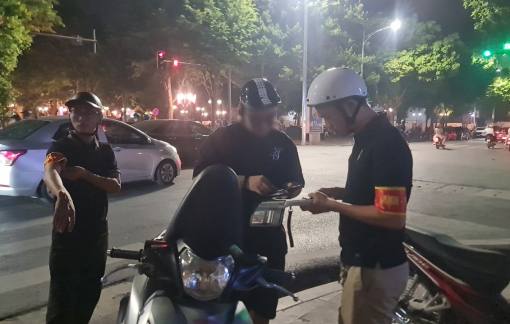 Xuyên đêm tuần tra xử lý vi phạm, đảm bảo an ninh trật tự dịp 2/9