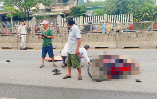 Hai cha con tử vong thương tâm trên đường đến trường