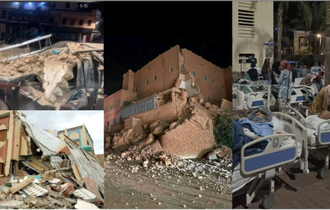 Thảm cảnh ở thành phố cổ của Maroc sau động đất