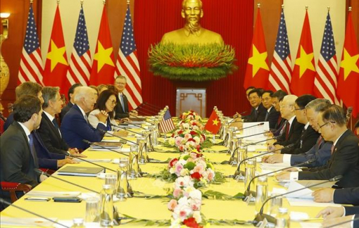 Tổng bí thư Nguyễn Phú Trọng hội đàm với Tổng thống Joe Biden