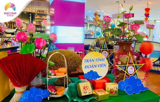 Trải nghiệm tết Trung thu xưa tại hệ thống Trung tâm thương mại Sense City