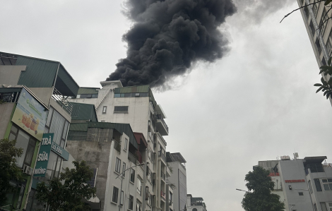 Lại xảy ra cháy tại quận Thanh Xuân, Hà Nội