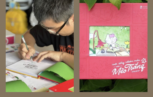 Truyện tranh về chú mèo "sốt" từ mạng ra đời thực