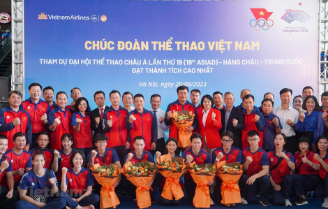 Đoàn thể thao Việt Nam lên đường tham dự ASIAD 19