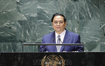 Thủ tướng Phạm Minh Chính phát biểu tại Phiên thảo luận chung cấp cao Đại hội đồng Liên hiệp quốc