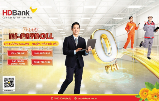 Happy Di-Payroll: Gói chi lương siêu ưu đãi dành cho doanh nghiệp và người lao động