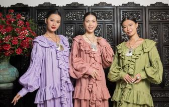 Bùi Quỳnh Hoa, Hương Ly, Hồng Đăng cùng diện váy bèo nhún trong sự kiện từ thiện