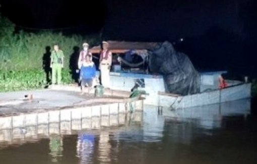 Liên tiếp trong 3 ngày, Đồng Tháp phát hiện 4 vụ khai thác cát trái phép