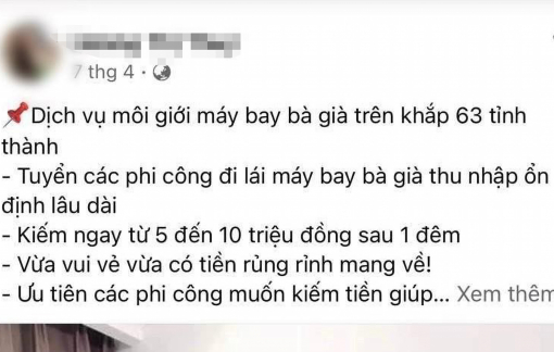 Bắt nhóm đăng tuyển “phi công” để chiếm đoạt tài sản