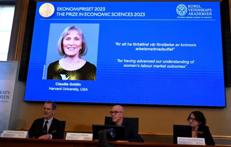 Giải Nobel Kinh tế 2023 vinh danh nữ giáo sư người Mỹ