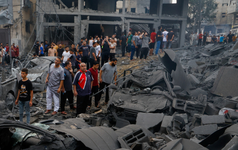 Xung đột leo thang tại dải Gaza, gần 1.600 người thiệt mạng